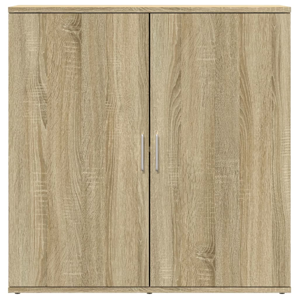 Skjenker 2 stk sonoma eik 79x38x80 cm konstruert tre