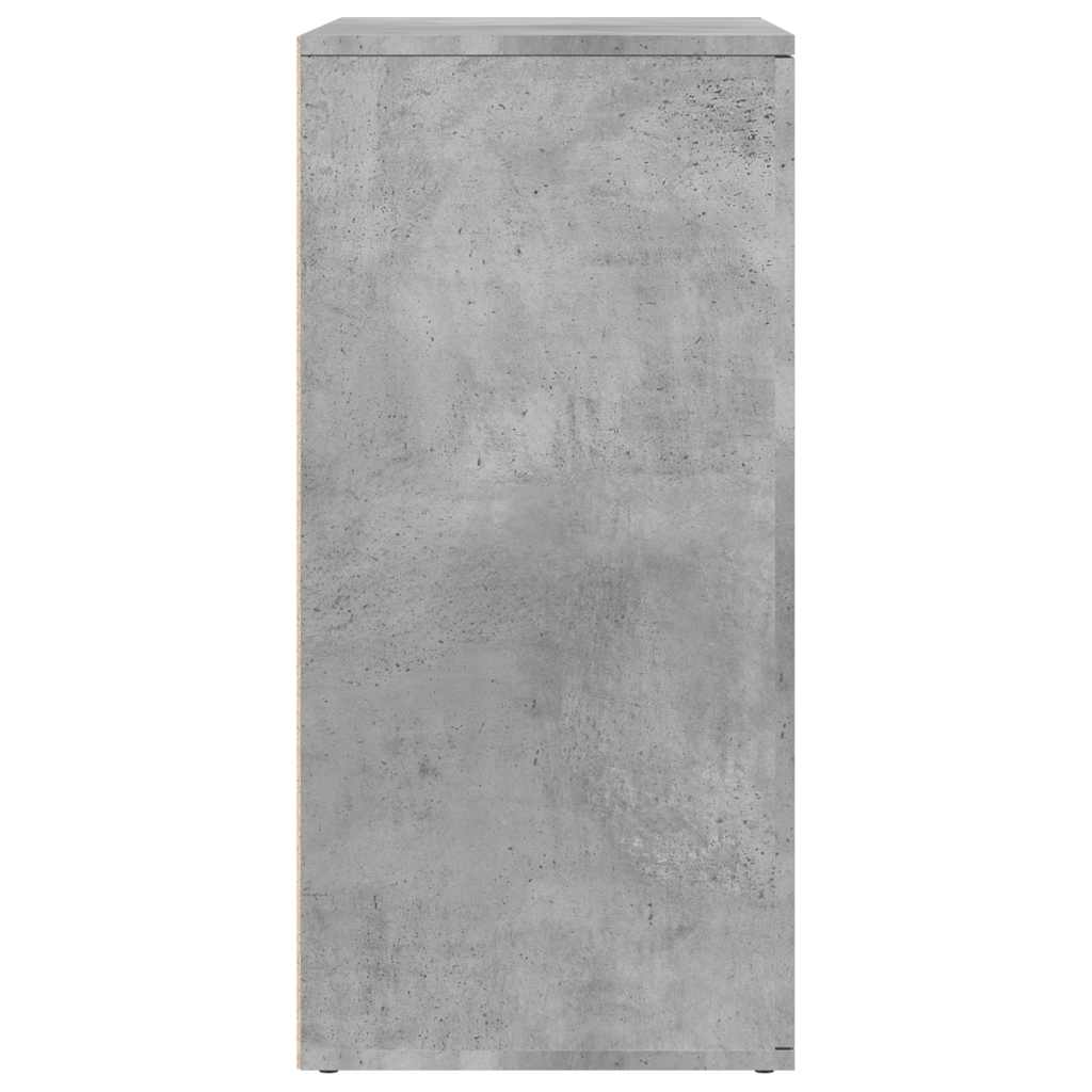 Skjenker 2 stk betonggrå 79x38x80 cm konstruert tre vidaXL
