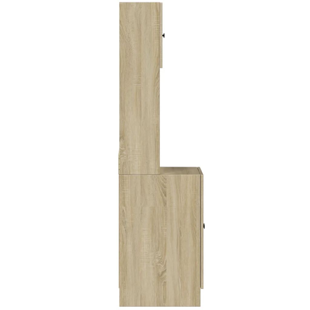 Kjøkkenskap sonoma eik 60x50x180 cm konstruert tre