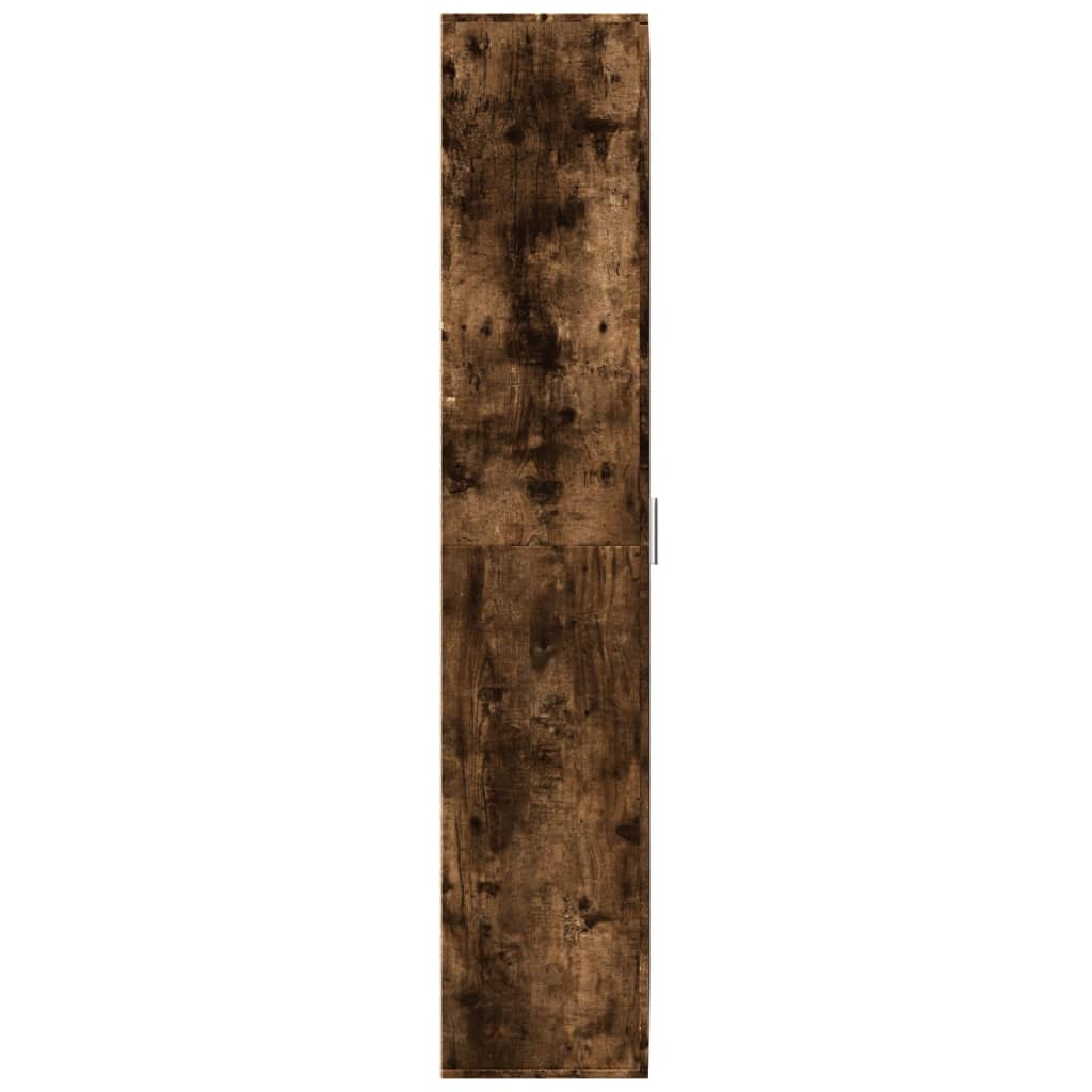 Highboard røkt eik 70x35x180 cm konstruert tre