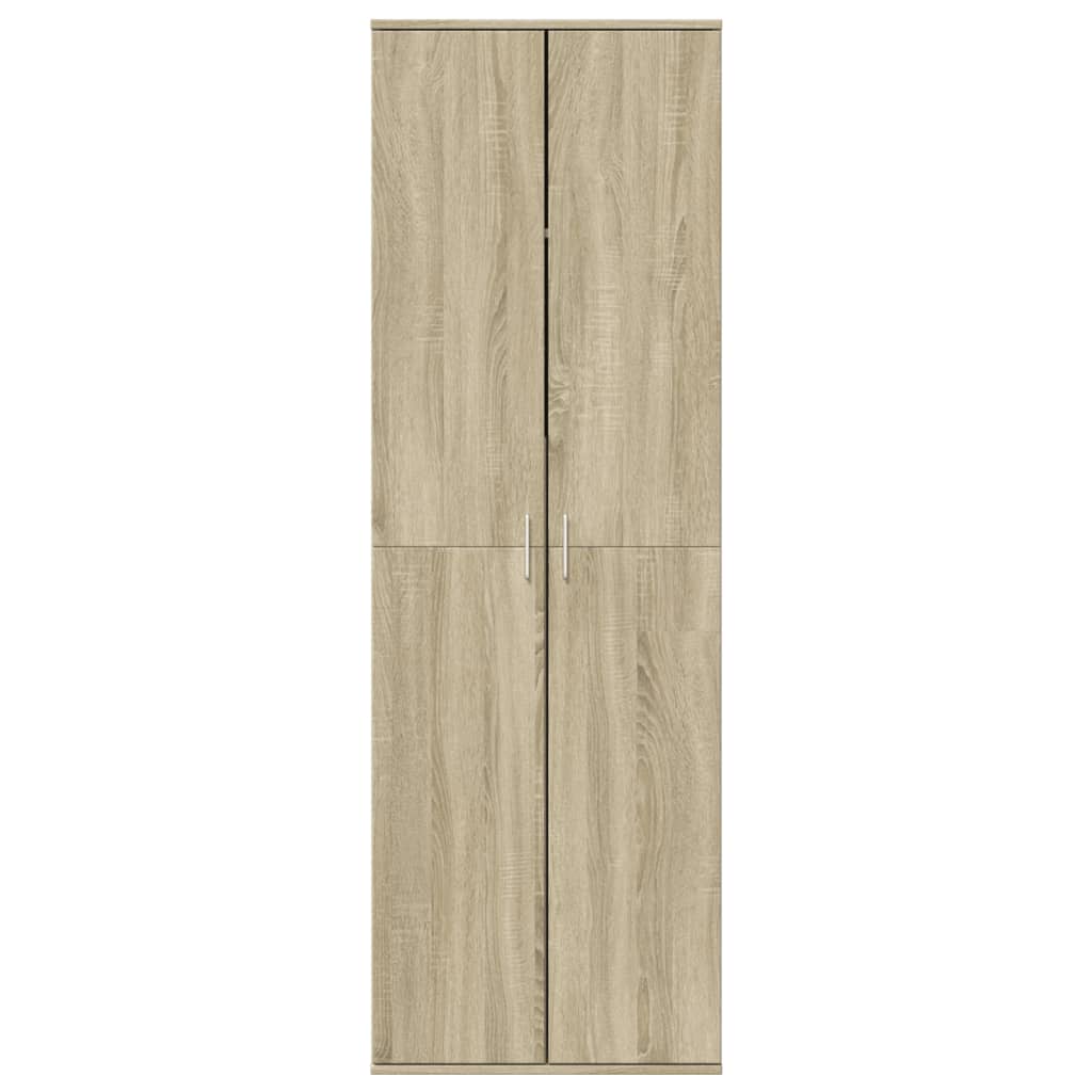 Highboard sonoma eik 60x35x180 cm konstruert tre