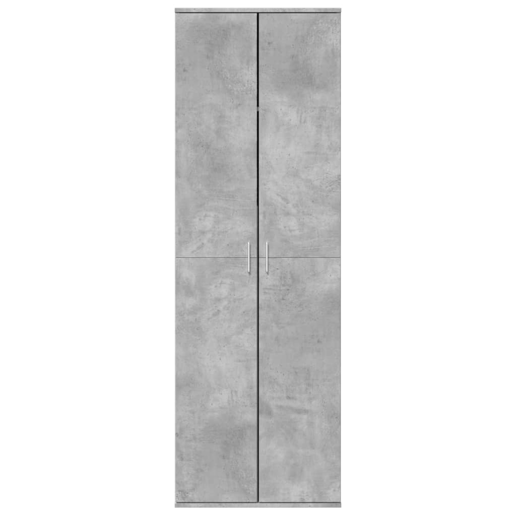 Highboard betonggrå 60x35x180 cm konstruert tre