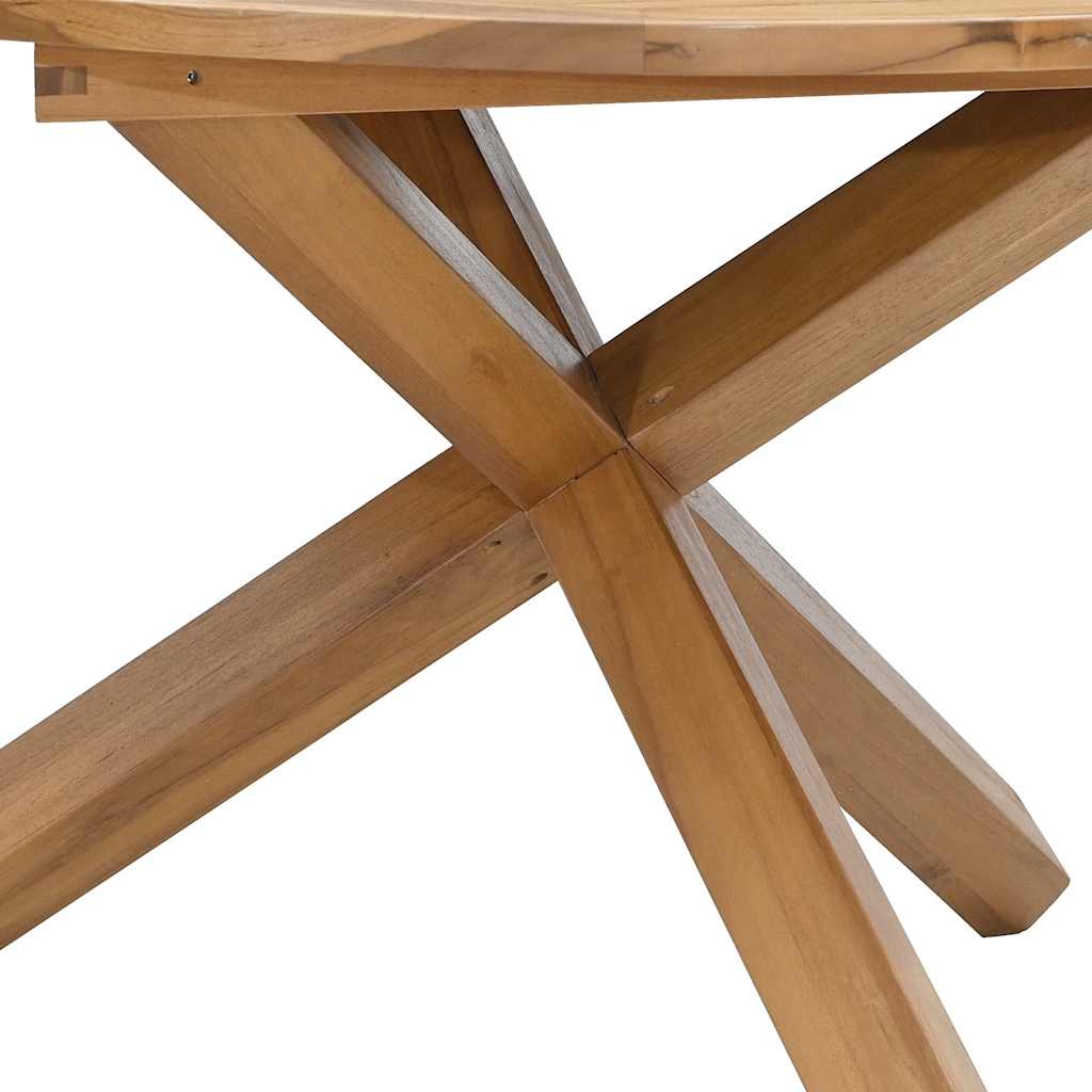 Hagebord Ø109x74 cm heltre teak