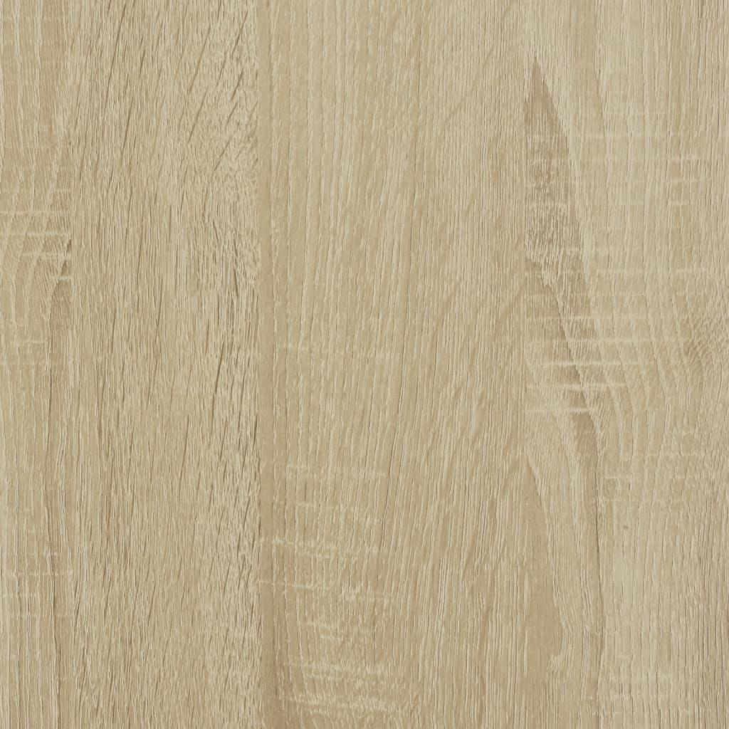 Sengeramme sonoma eik 135x190 cm konstruert tre og metall