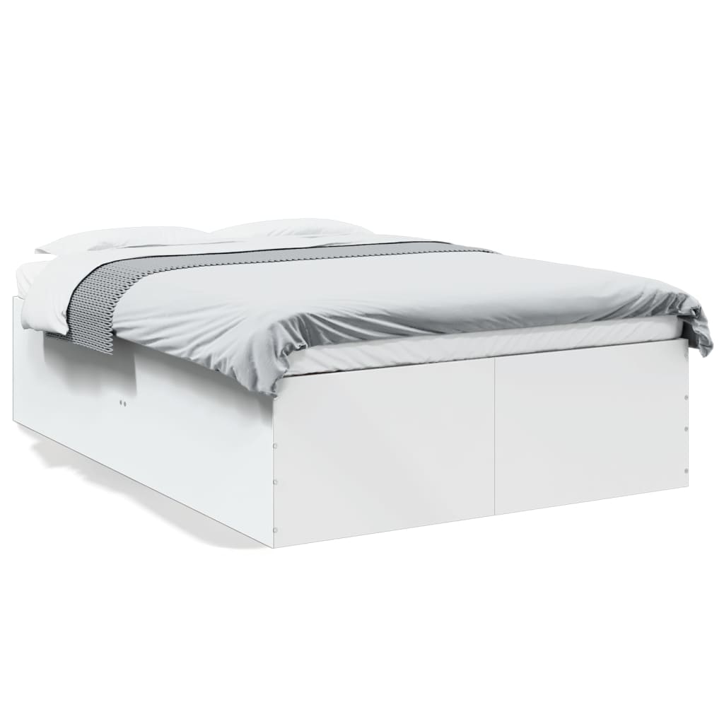 Sengeramme hvit 120x200 cm konstruert tre
