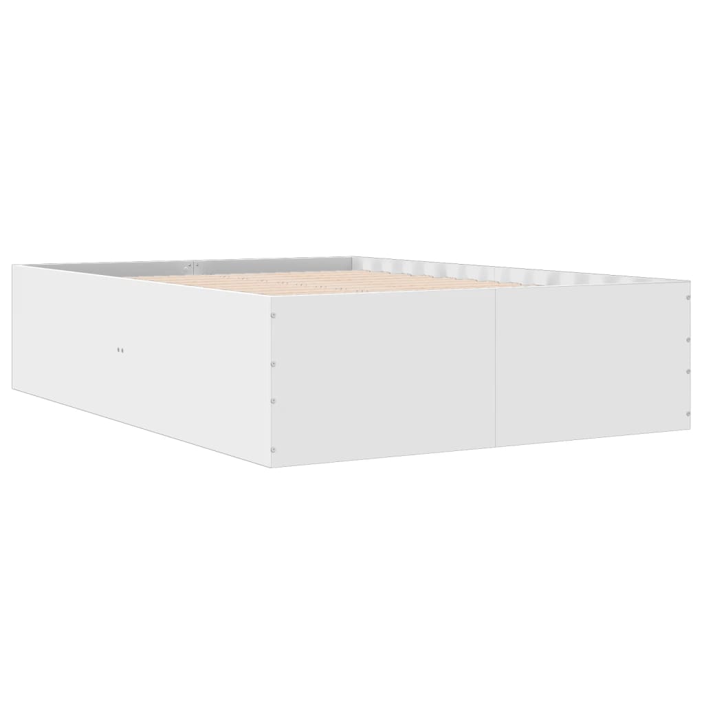 Sengeramme hvit 120x200 cm konstruert tre