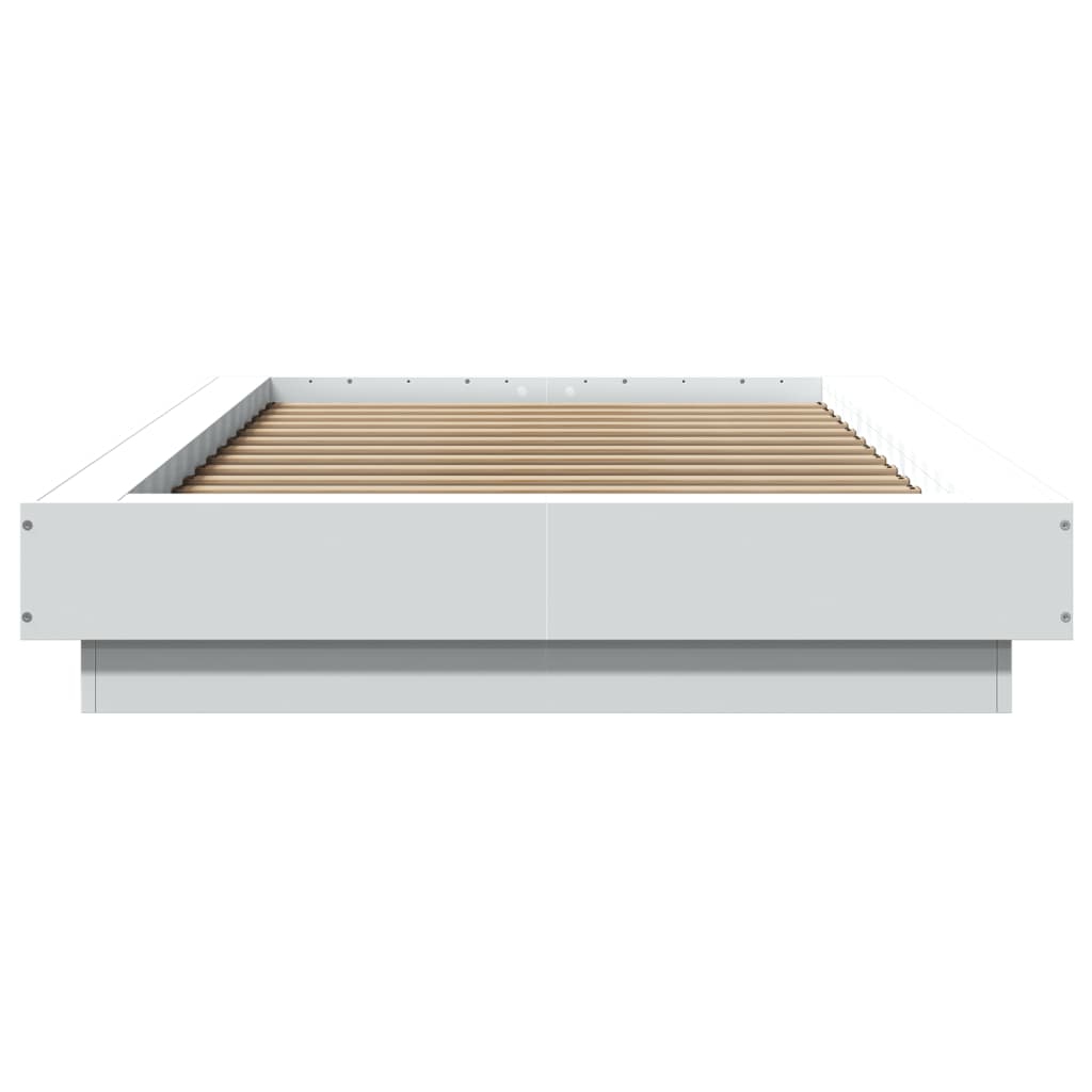 Sengeramme hvit 100x200 cm konstruert tre