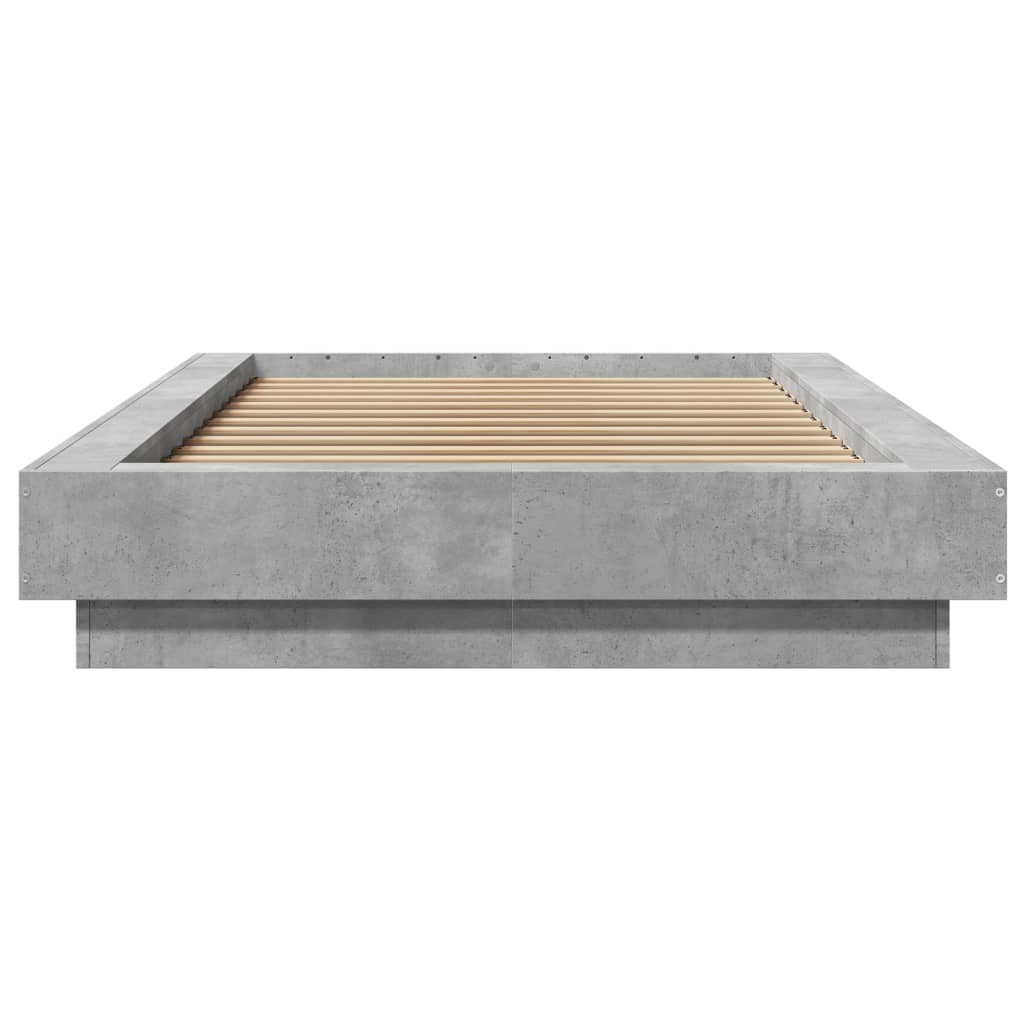 Sengeramme betonggrå 75x190 cm konstruert tre