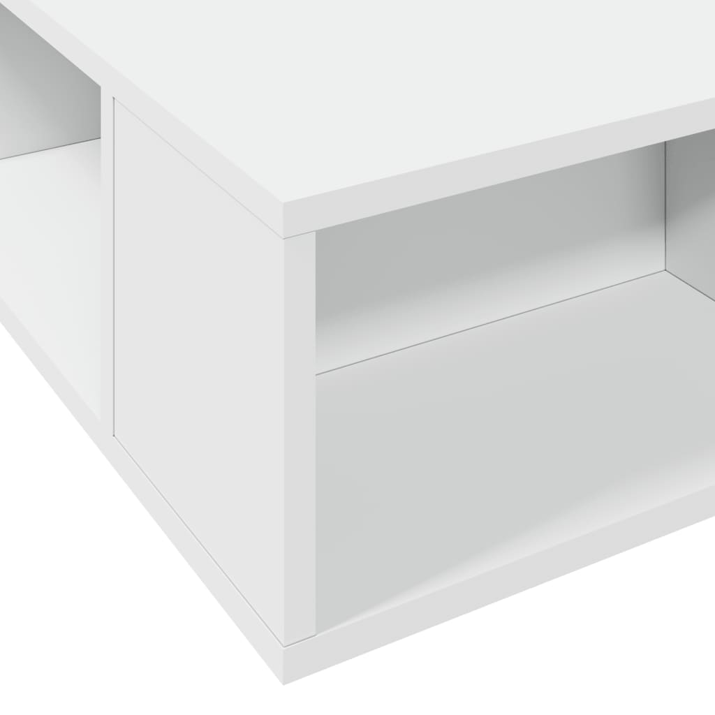 Sengeramme hvit 160x200 cm konstruert tre