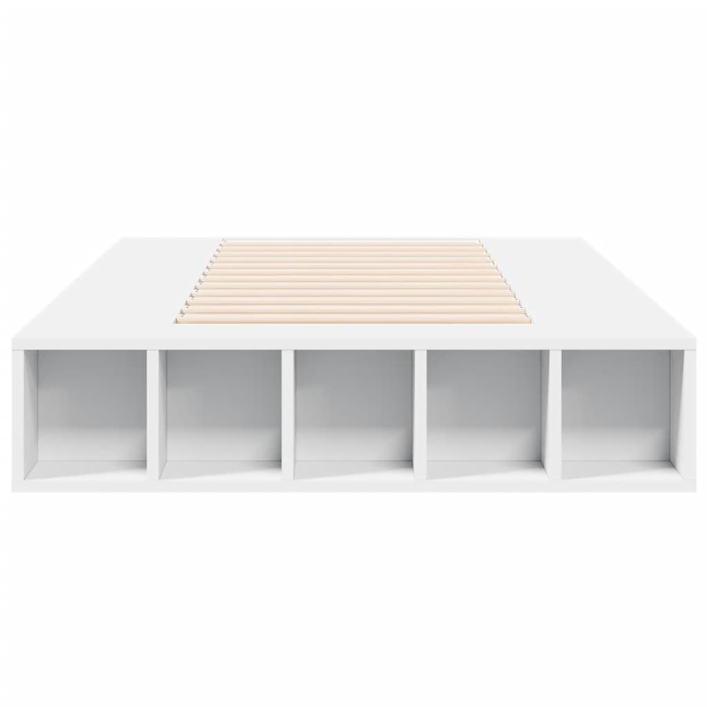 Sengeramme hvit 100x200 cm konstruert tre