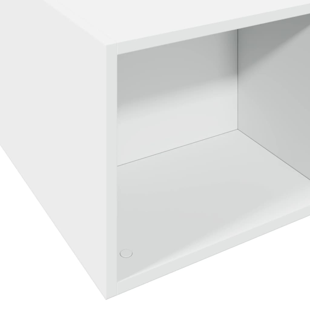 Sengeramme hvit 135x190 cm konstruert tre