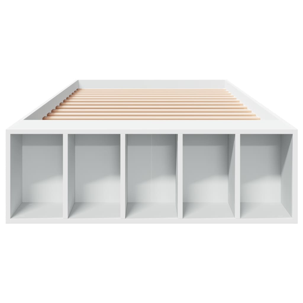 Sengeramme hvit 100x200 cm konstruert tre