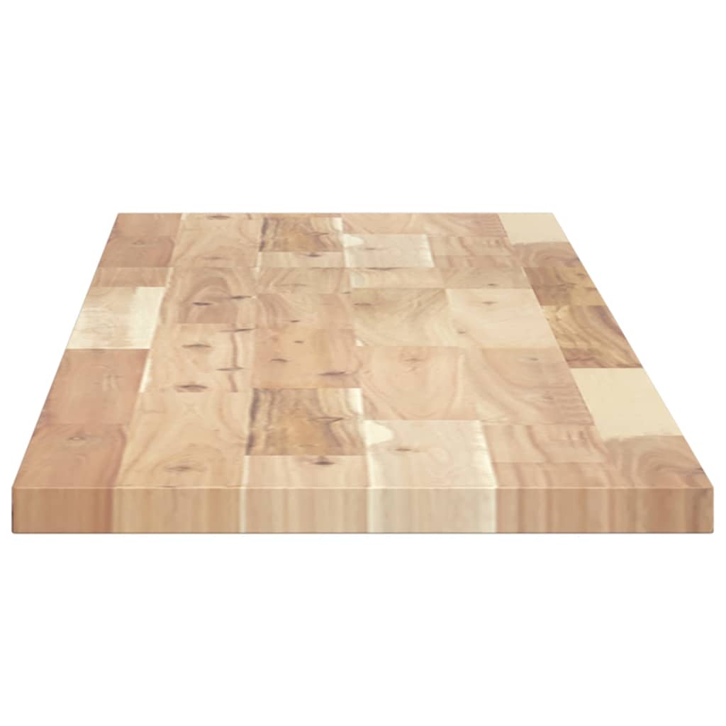 Flytende hyller 2 stk 160x30x2 cm ubehandlet heltre akasie