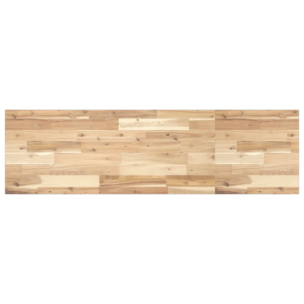 Flytende hylle 140x40x2 cm ubehandlet heltre akasie