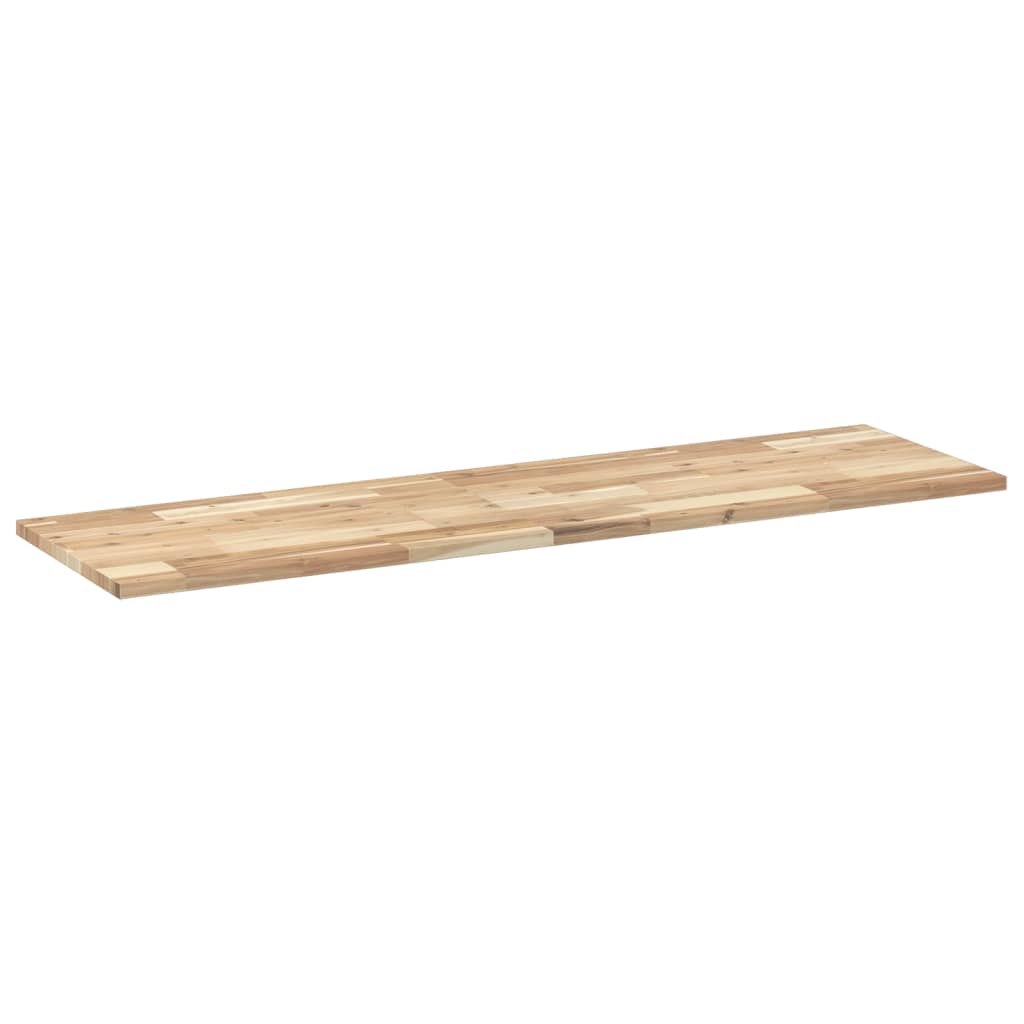 Flytende hylle 140x40x2 cm ubehandlet heltre akasie