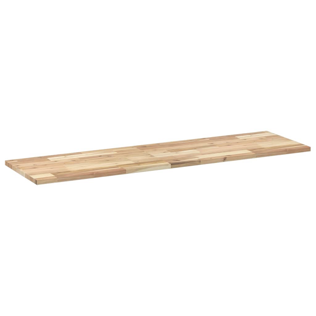 Flytende hylle 140x40x2 cm ubehandlet heltre akasie
