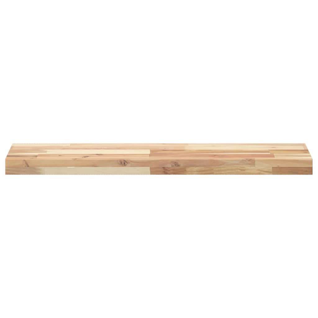 Flytende hylle 80x20x4 cm ubehandlet heltre akasie