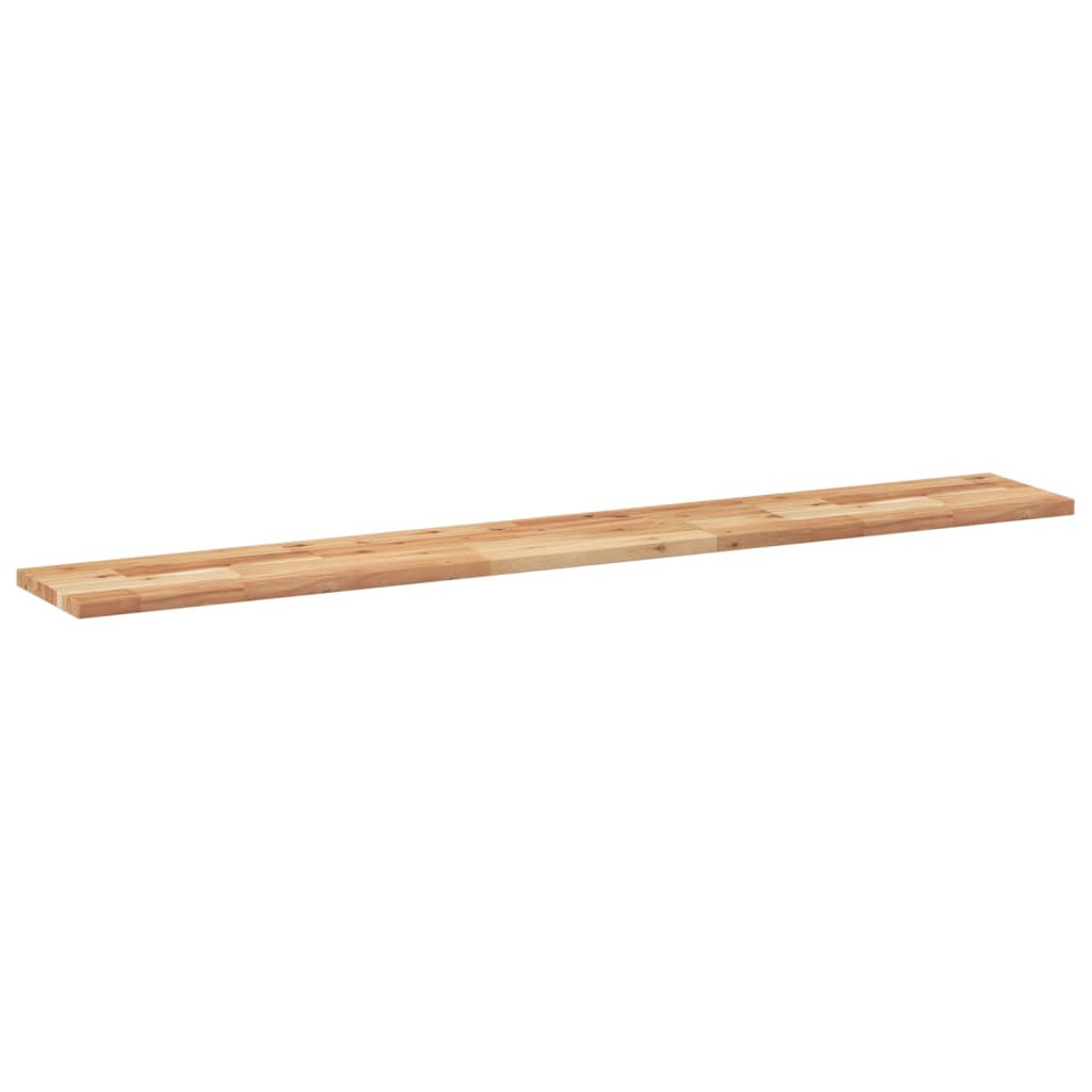 Flytende hyller 3 stk 140x20x2 cm oljebehandlet heltre akasie