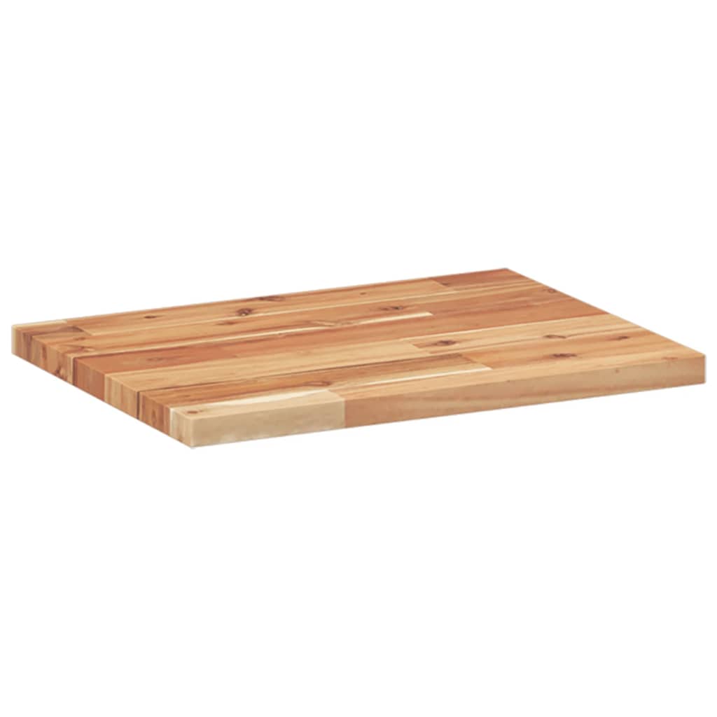 Flytende hyller 2 stk 60x30x2 cm oljebehandlet heltre akasie