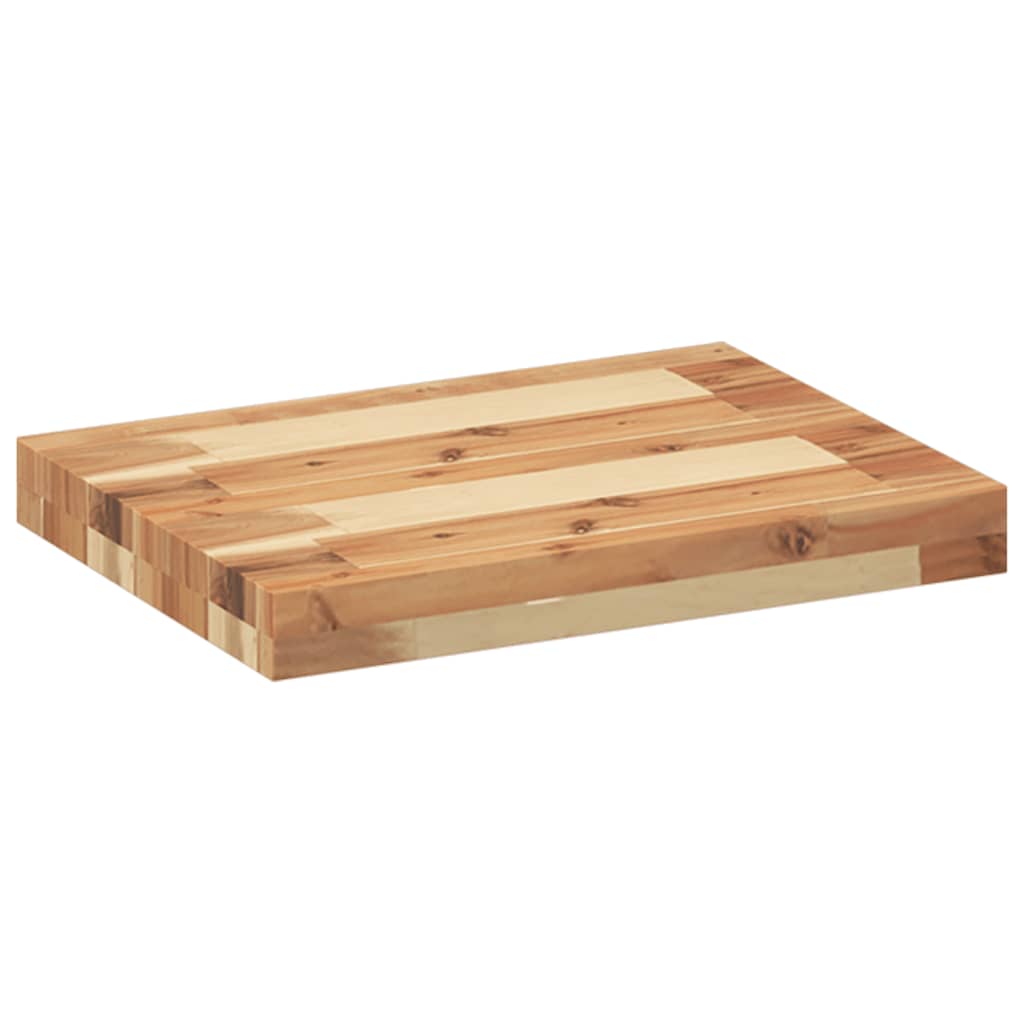 Flytende hylle 60x30x4 cm oljebehandlet heltre akasie