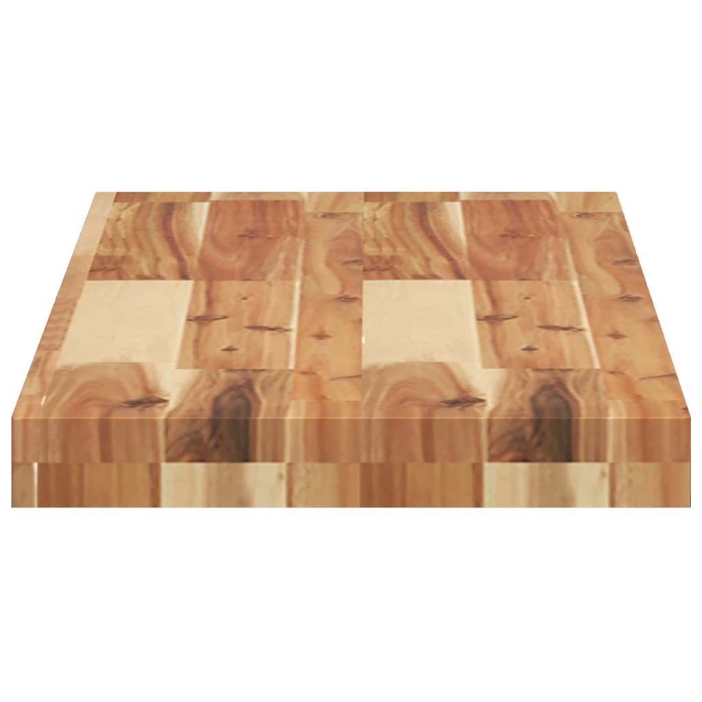 Flytende hyller 4 stk 80x30x4 cm oljebehandlet heltre akasie