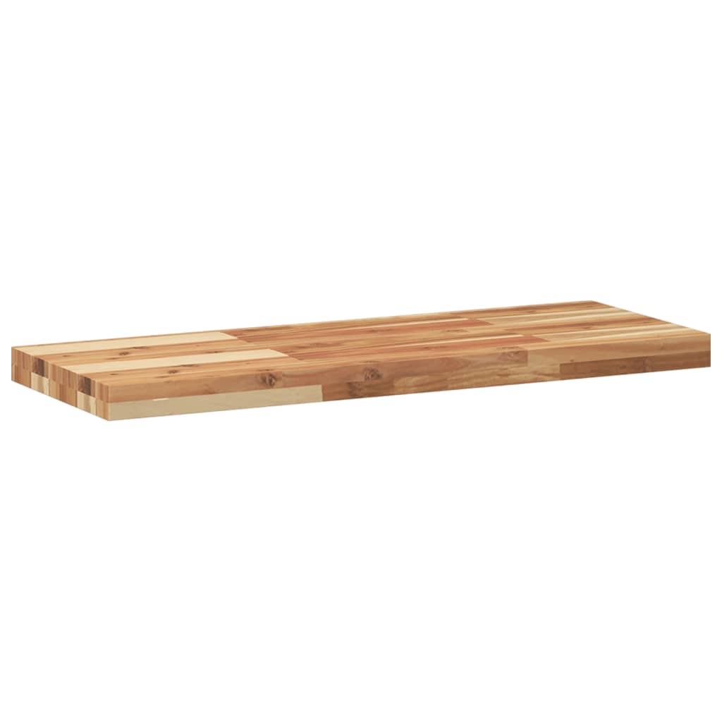Flytende hyller 4 stk 100x30x4 cm oljebehandlet heltre akasie