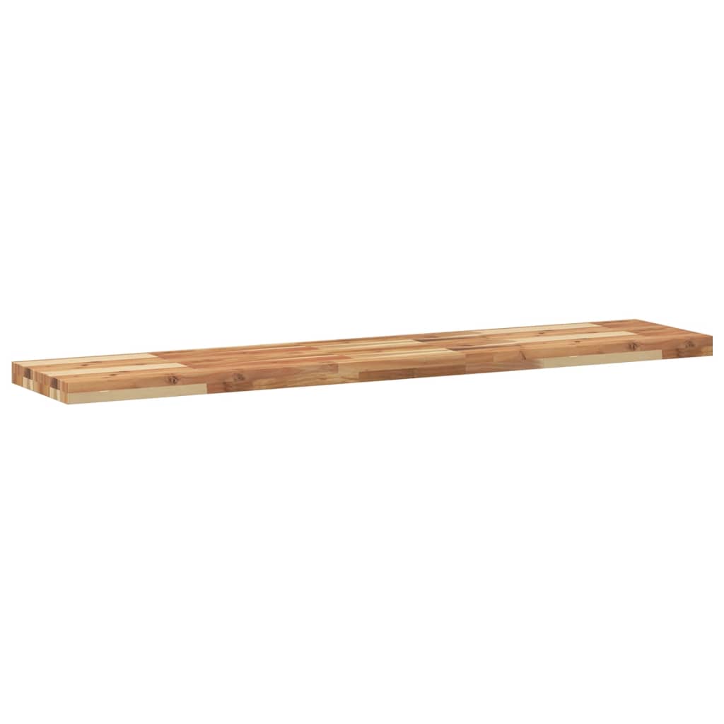Flytende hyller 3 stk 160x30x4 cm oljebehandlet heltre akasie