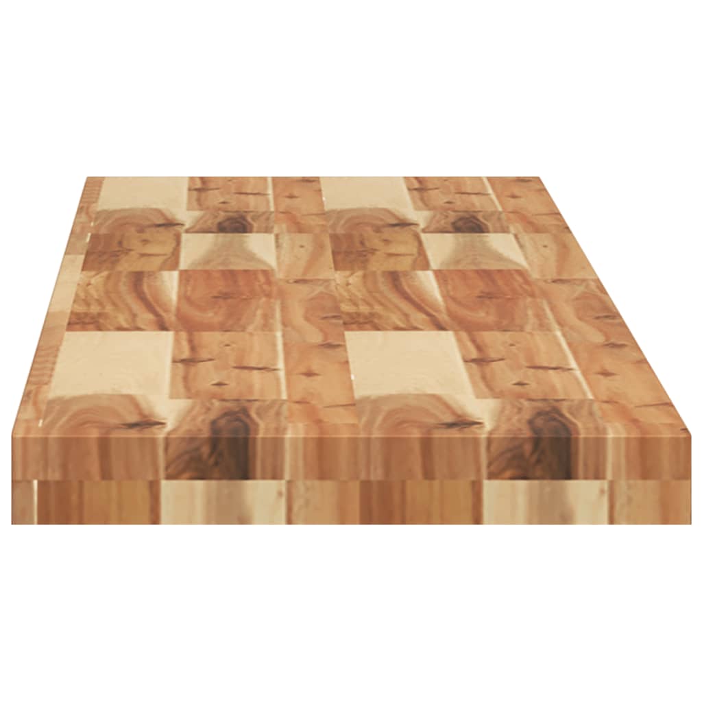 Flytende hyller 3 stk 160x30x4 cm oljebehandlet heltre akasie