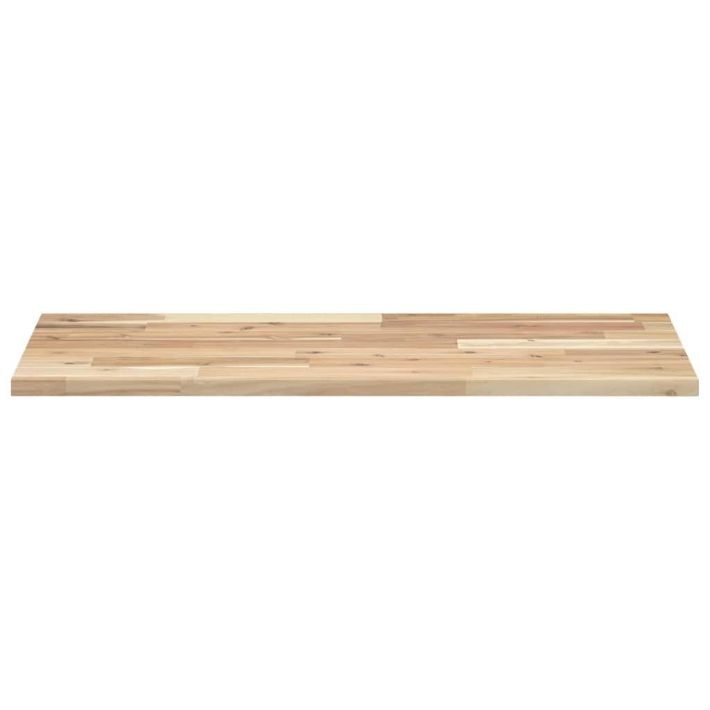 Plate til baderomsskap ubehandlet 80x40x2 cm heltre akasie