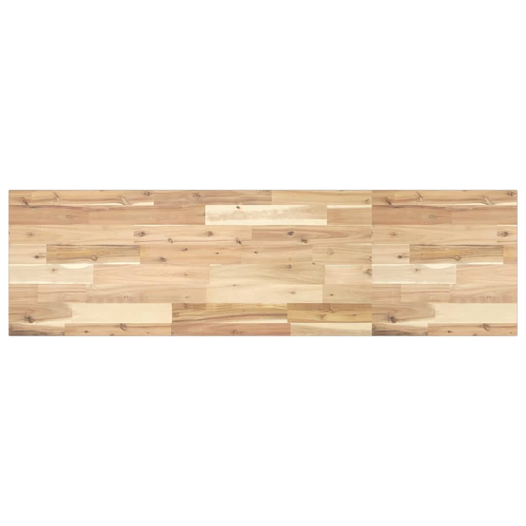 Plate til baderomsskap ubehandlet 160x40x2 cm heltre akasie