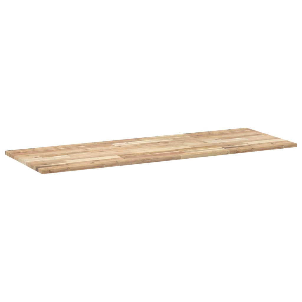 Plate til baderomsskap ubehandlet 160x50x2 cm heltre akasie