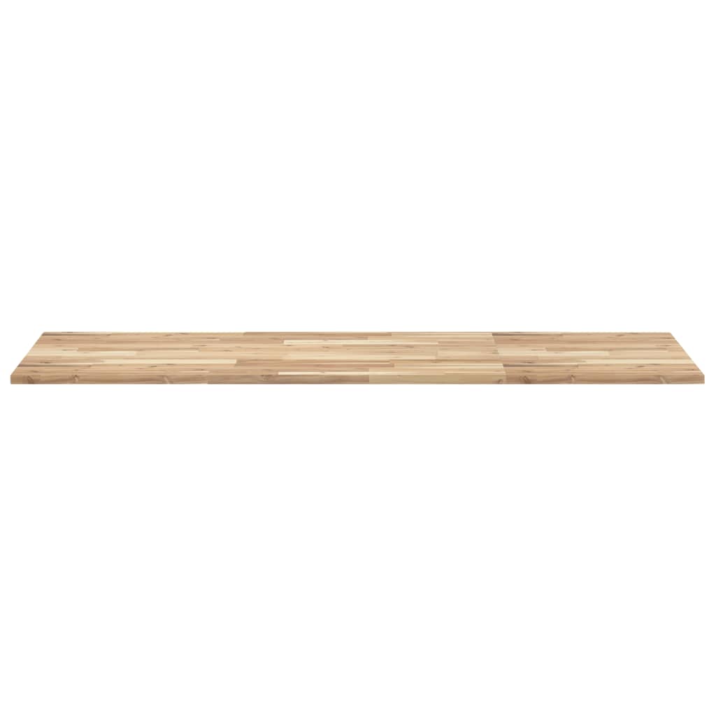 Plate til baderomsskap ubehandlet 140x60x2 cm heltre akasie
