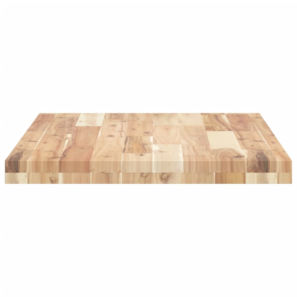 Plate til baderomsskap ubehandlet 60x50x4 cm heltre akasie