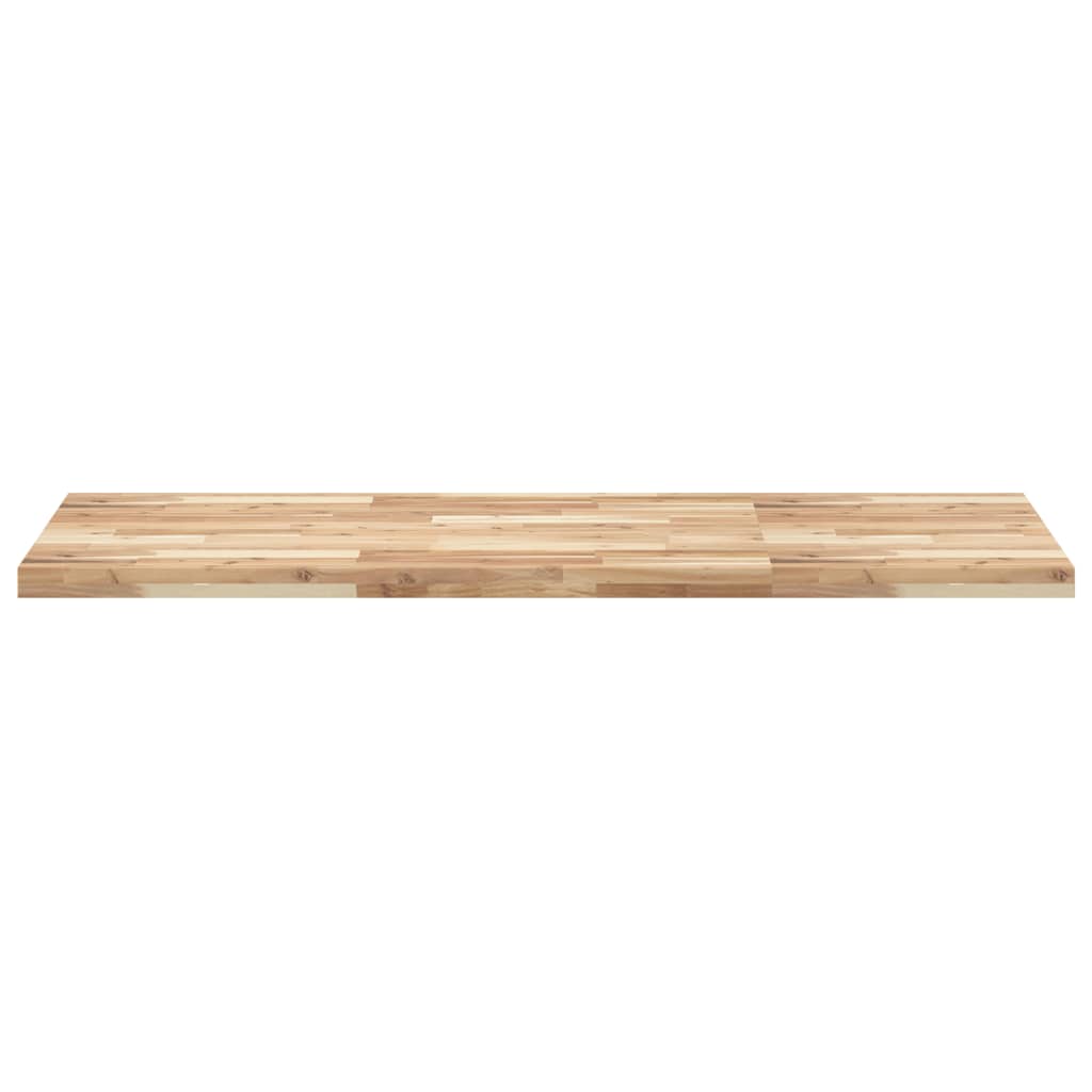Plate til baderomsskap ubehandlet 120x60x4 cm heltre akasie