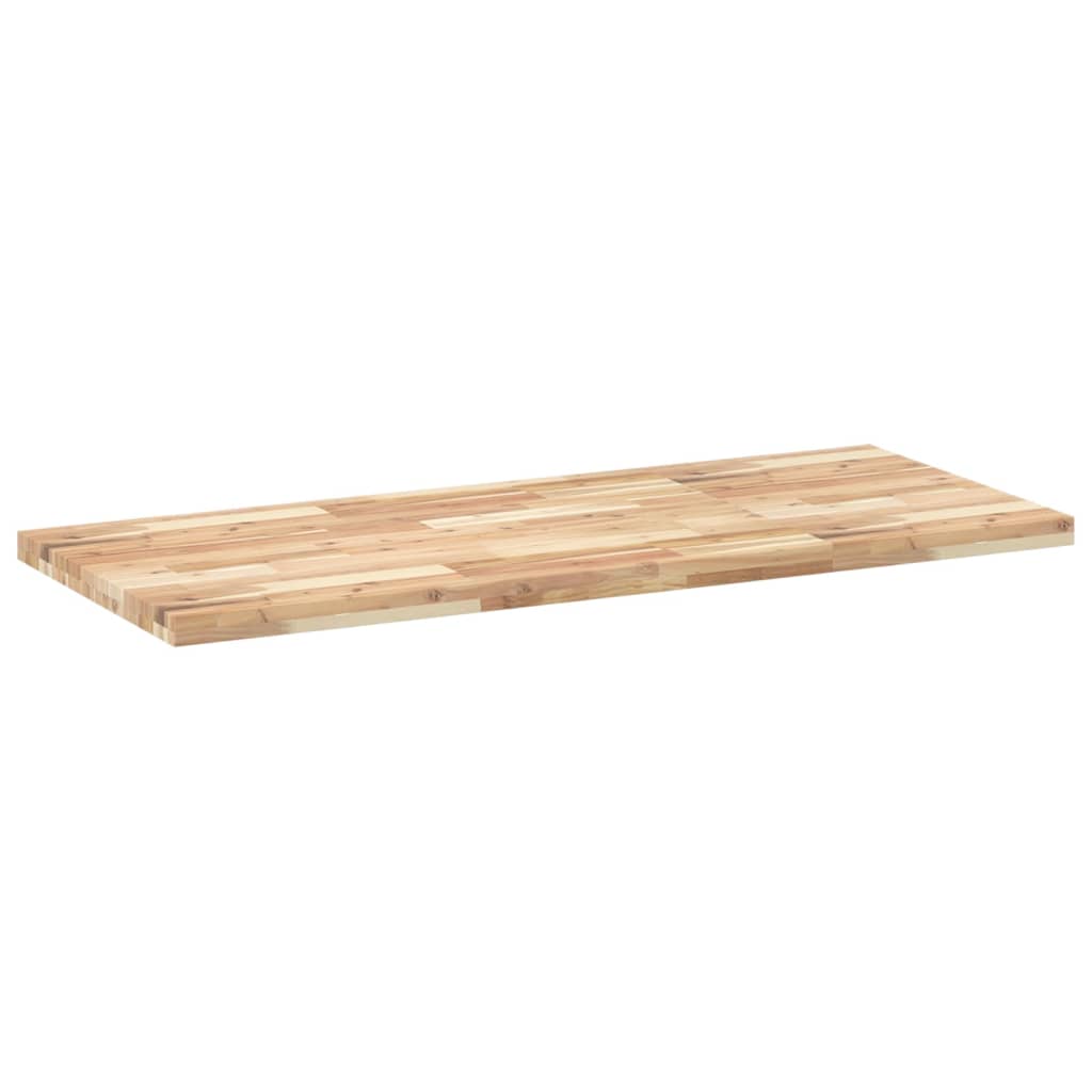 Plate til baderomsskap ubehandlet 120x60x4 cm heltre akasie