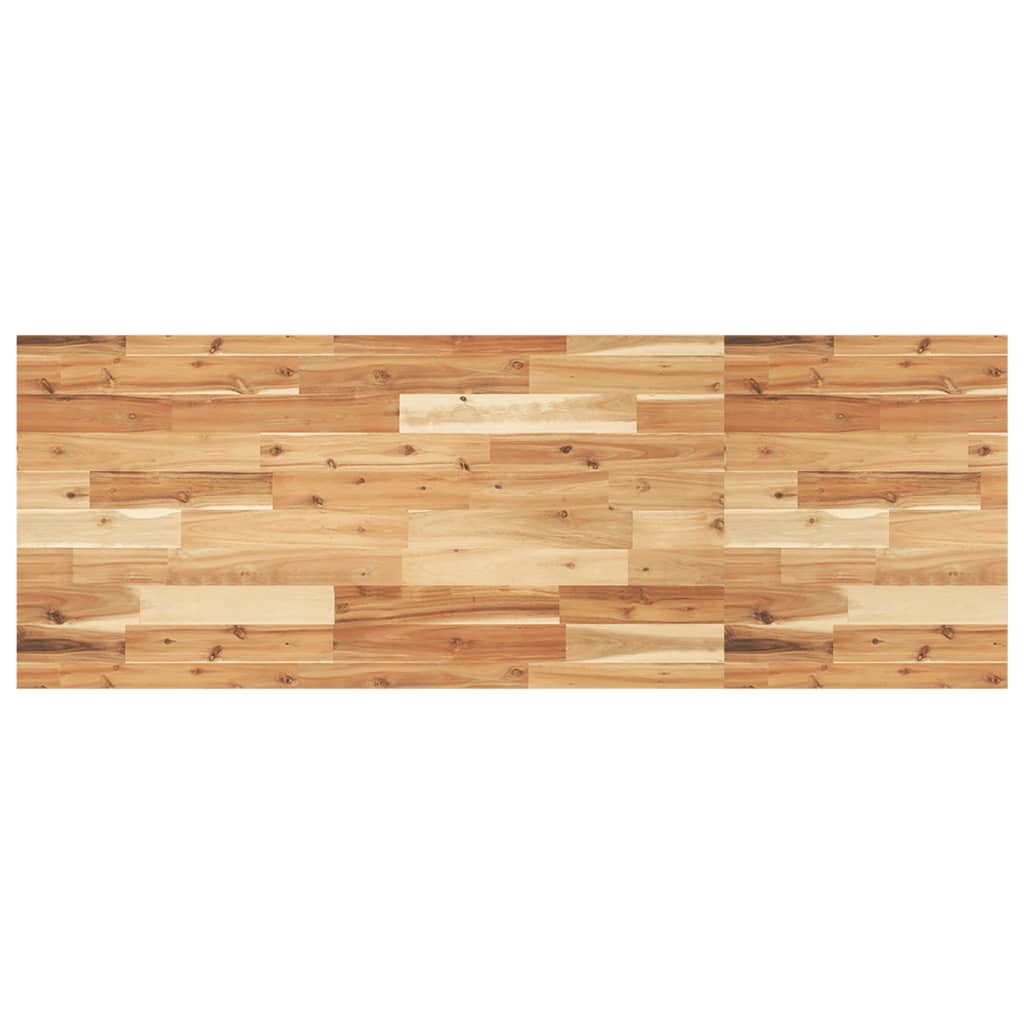 Plate til baderomsskap med finish 120x50x2 cm heltre akasie