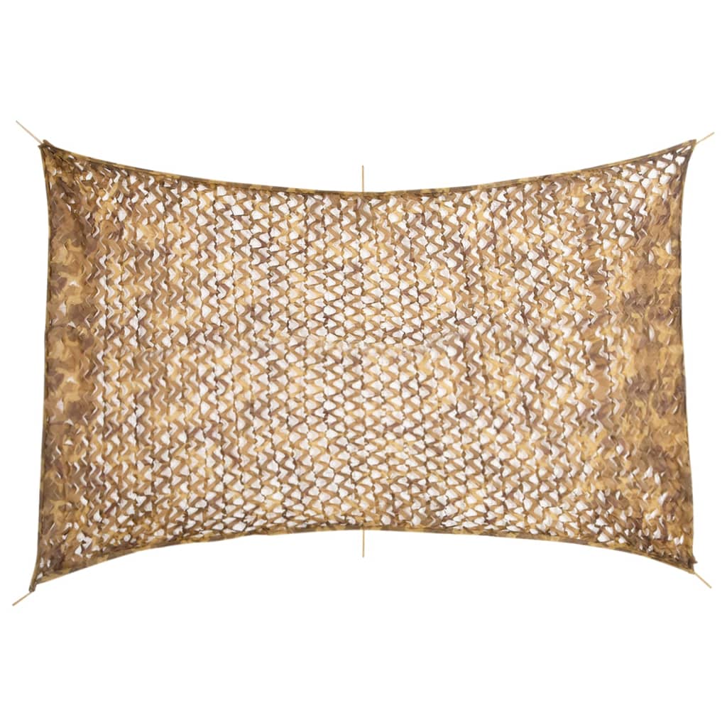 Kamuflasjenett med oppbevaringspose 410x285 cm sand