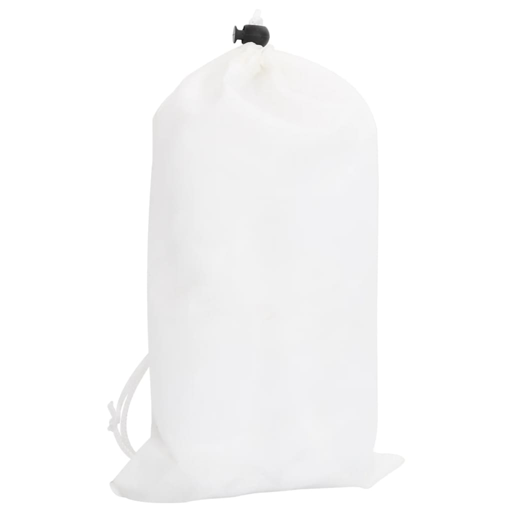 Kamuflasjenett med oppbevaringspose 753x199 cm hvit vidaXL