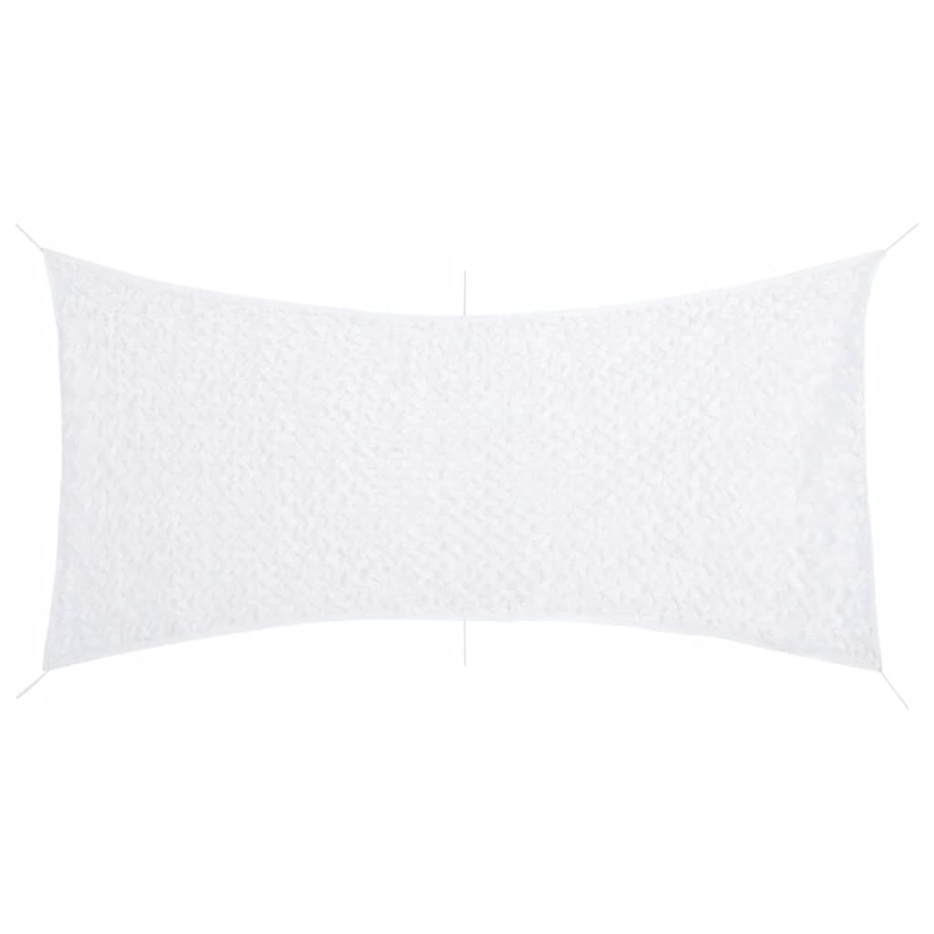 Kamuflasjenett med oppbevaringspose 506x279 cm hvit vidaXL