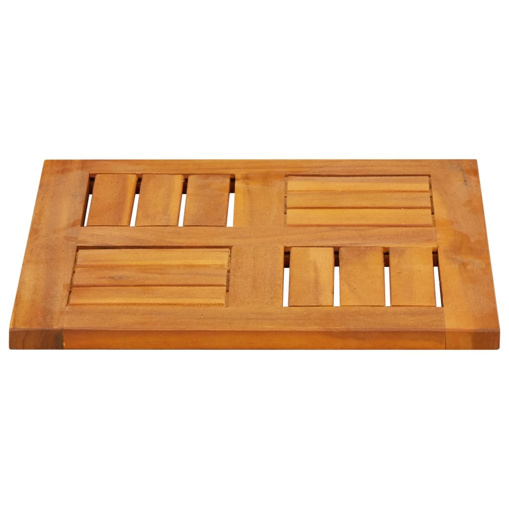 Bordplate 40x40x2 cm firkantet heltre akasie vidaXL