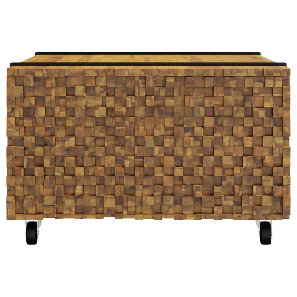 Kaffebord Brun 60 x 60 x 38 cm Massivt Teaktre