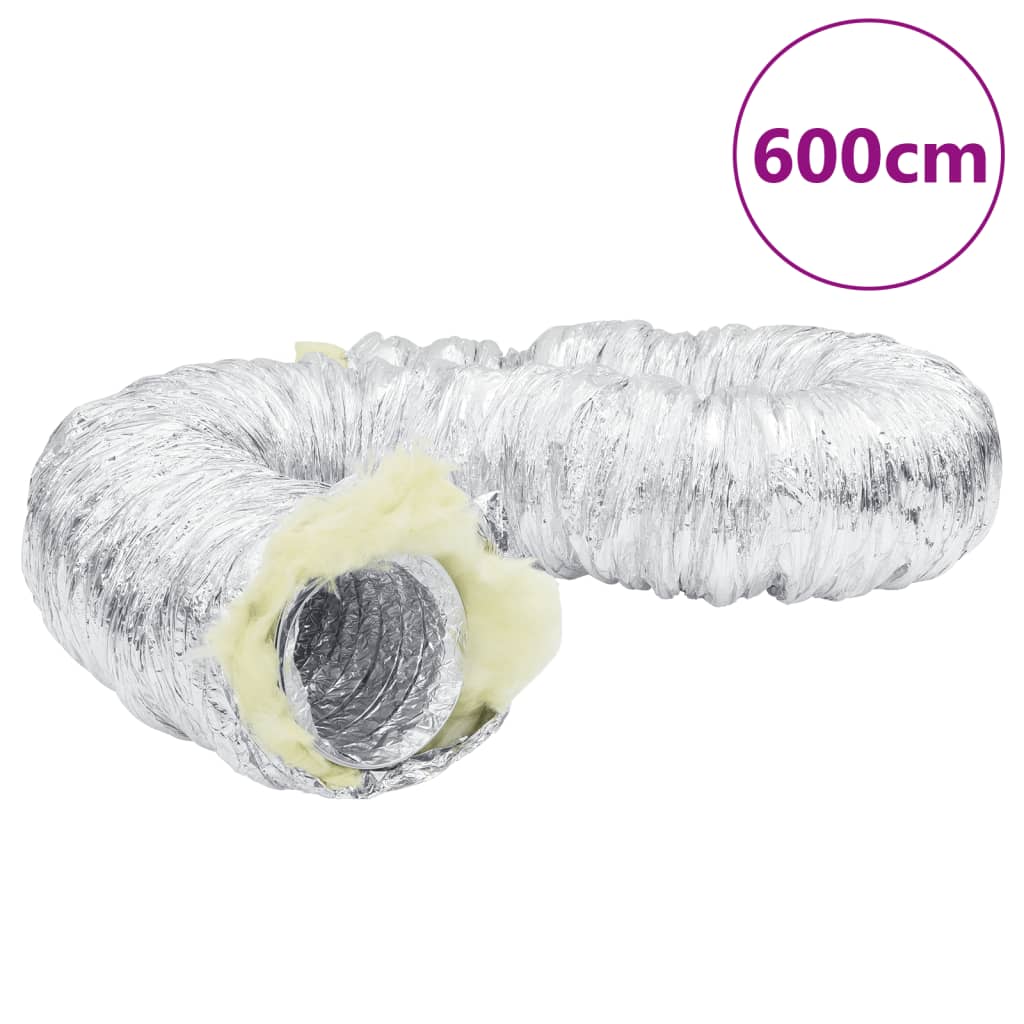 Ventilasjonsslange isolert aluminium 6 m Ø10 cm