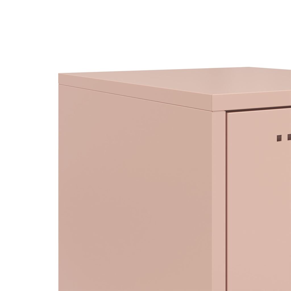 Highboard rosa 36x39x123 cm stål