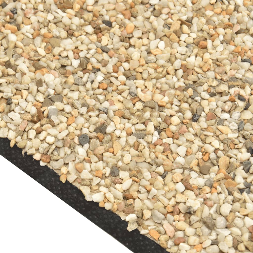 Steinfolie naturlig sand 100x100 cm vidaXL