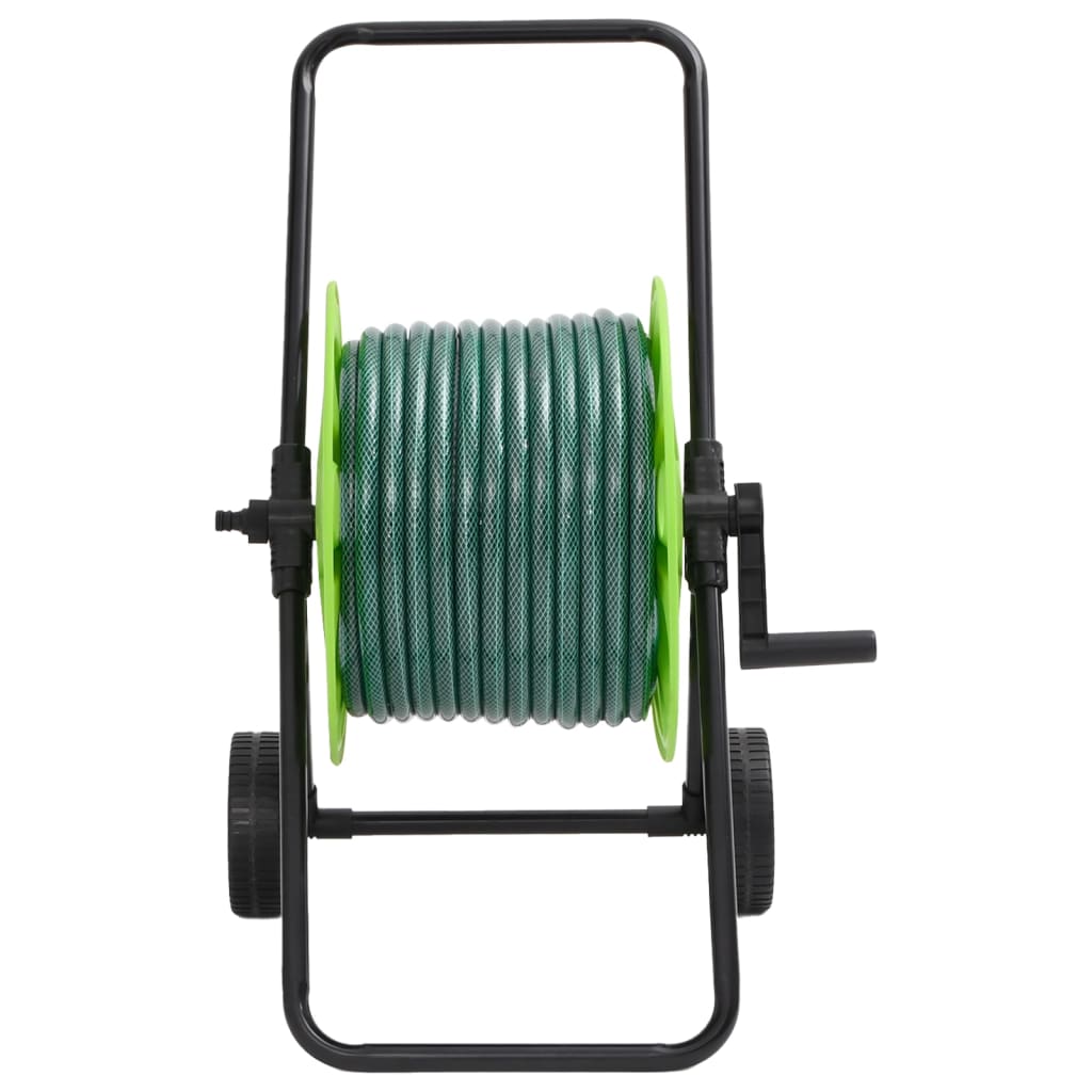 Slangevogn grønn med 30 m slange PVC vidaXL