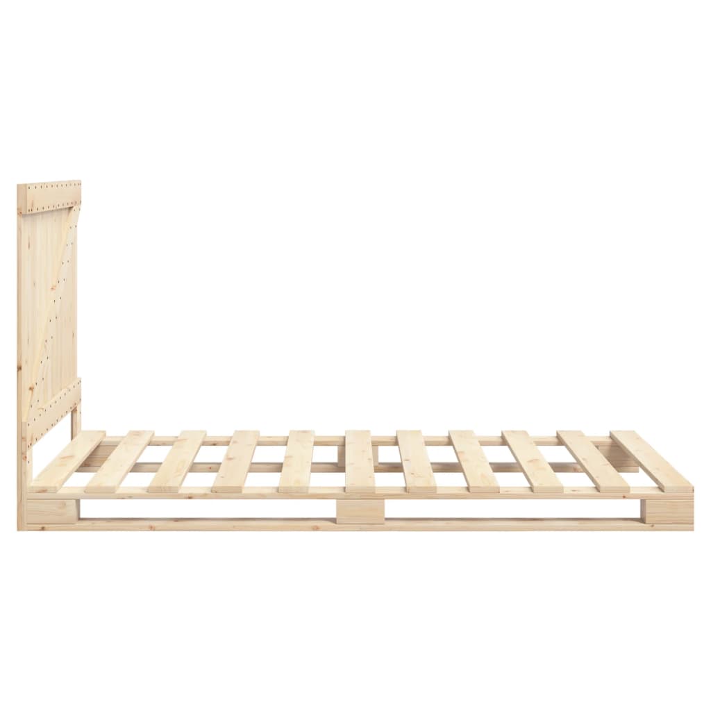 Sengeramme med hodegavl 100x200 cm heltre furu