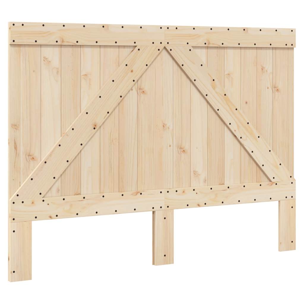 Sengeramme med hodegavl 140x200 cm heltre furu