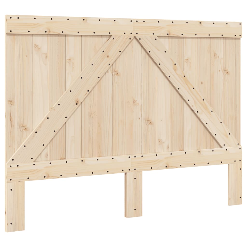 Sengeramme med hodegavl 140x200 cm heltre furu