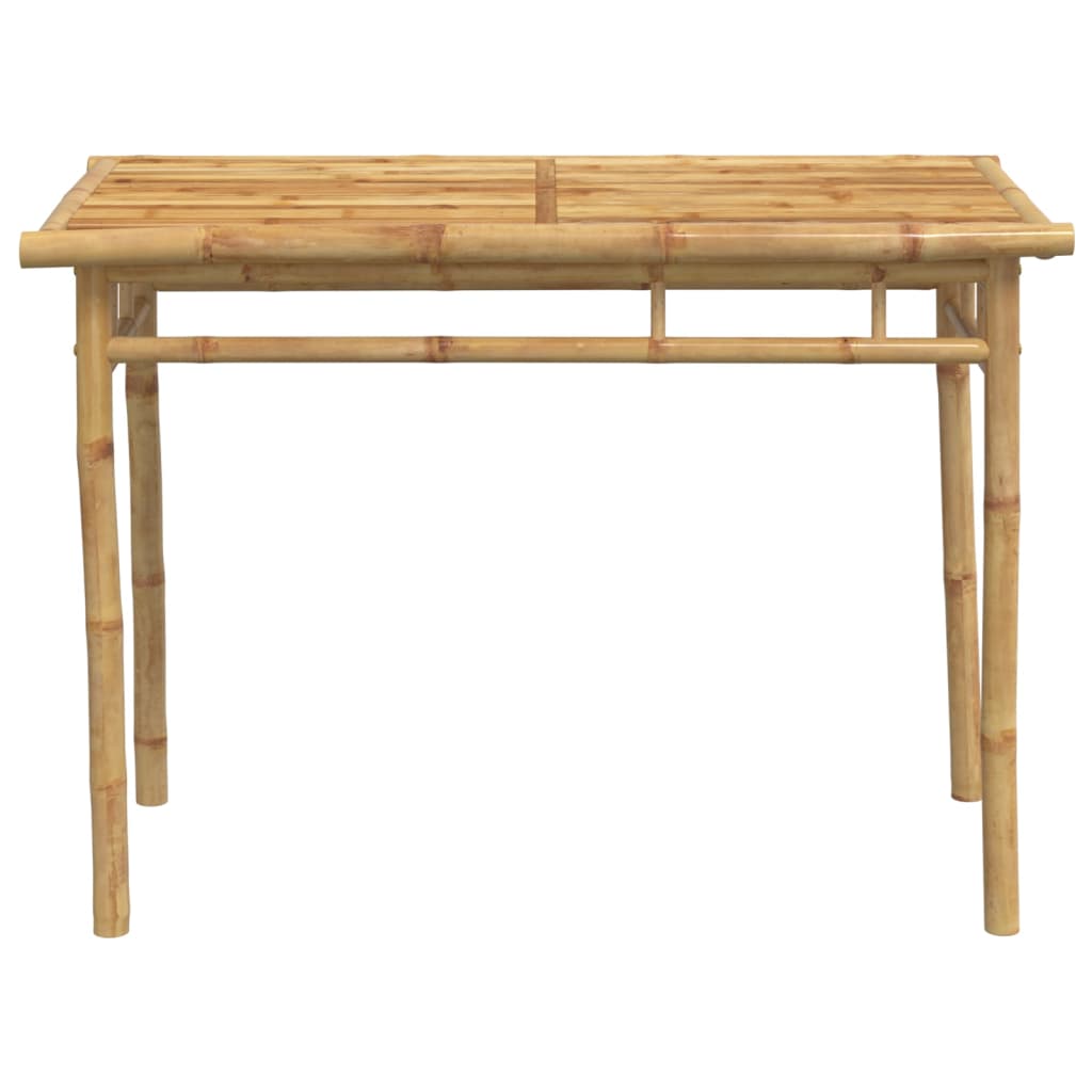 Utendørs spisebord 110x55x75 cm bambus
