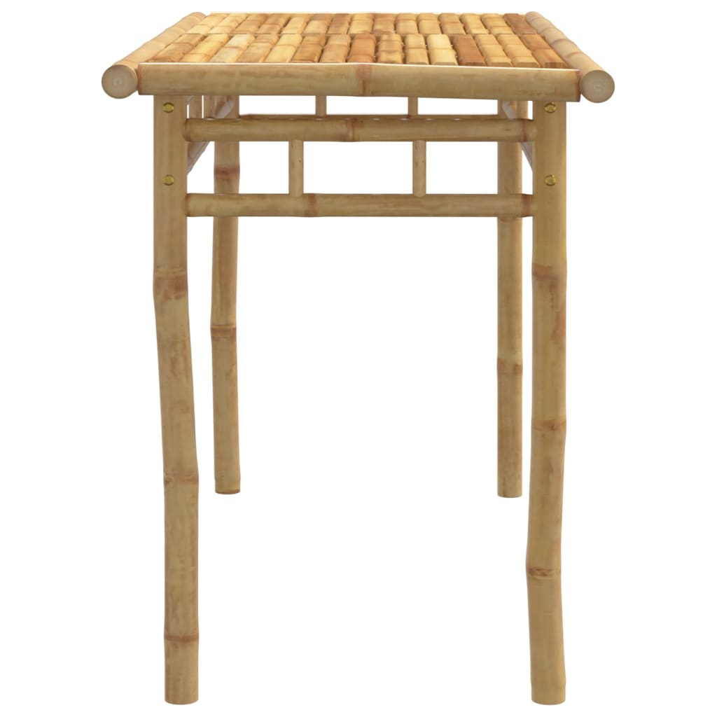 Utendørs spisebord 110x55x75 cm bambus
